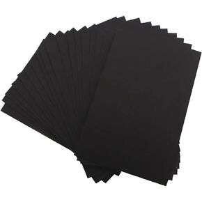 50 Pcs Blank Watercolor Cards Watercolor Greeting Cards Invitation Cardstock Christmas Cards Watercolor Paper Cards for Painting Writing Black