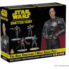 Star Wars Shatterpoint لديك شيء أريد حزمة Squad Pack - Game Miniatures ، لعبة الإستراتيجية للأطفال والبالغين ، تتراوح أعمارهم بين 14+ ، لاعبان ، وقت اللعب لمدة 90 دقيقة ، مصنوعة من ألعاب Atomic Mass
