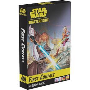 Star Wars Shatterpoint First Contact Mission Pack - Game Miniatures Tabletop ، لعبة الإستراتيجية للأطفال والكبار ، تتراوح أعمارهم بين 14+ ، لاعبان ، 90 دقيقة من اللعب