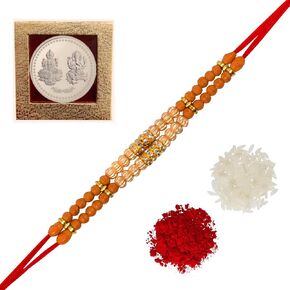 Rakhi/Rakhi for Brother/Rakhi Set/Rakhi for Brother and Bhabhi/Rakhi Card/Rakhdi/send Rakhi to USA/Rakhi for Brother with Gift Set/Rakhee