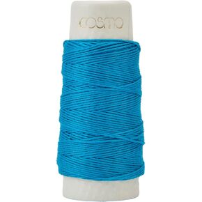 Lecien Cosmo Hidamari Sashiko Solid Thread 30 مترًا البحر الكاريبي
