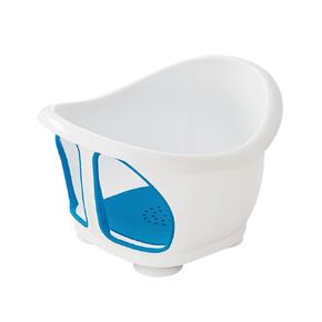 Baby Bath Seat with Suction Cups for Sitting Up for Babies 6-18 Months, Bathtub Design, Royal Blue