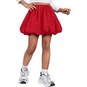 MakeMeChic Toddler Girls Skirt Bubble Mini Skirts Ruffle Skirts Girls Clothes