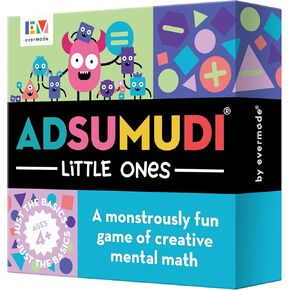 لعبة الرياضيات Adsumudi - الصغار - لعبة ممتعة بشكل رائع للأطفال الأذكياء لتنمية إضافتهم وطرحهم ومهارات الرياضيات العقلية - رائعة للأعمار 4 وما فوق