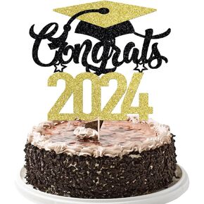 تهانينا 2025 كعكة توبر ، تهانينا غراد ، لوازم زخارف حفل التخرج في كلية الثانوية العليا ، حفلة الاحتفال بالتخرج (الأحمر الأزرق الداكن)