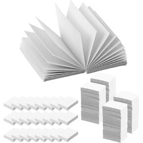 100pcs 1:12 مجموعة مصغرة للكتاب الأبيض ، Mini Blank Book Dollhouse Tiny Noteboor Toy للبيت الصغير ، صياغة DIY