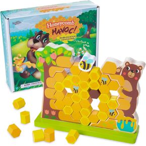 HoneyComb Havoc! | لعبة Board Board Poxterity للأطفال للأطفال والأطفال الصغار | لعبة الأطفال التنموية | لعبة سريعة 10 دقائق in Kuwait