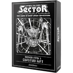 Escape The Dark Sector Board Game Quantum Rift Mission Pack 3 - Navigate Time and Space! Cooperative Sci-Fi Adventure Game for Adults, Ages 14+, 1-4 Players, 45 Min Playtime, Made by Themeborne