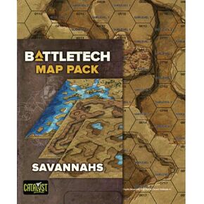 Catalyst Game Labs Battletech Map Pack Savannah - لعبة لوحة الإستراتيجية - لأكثر من 1 لاعب وأعمار 14+