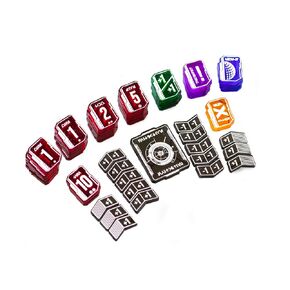 STRATA STRIKE | SWU compatible | 55 Transparent Acrylic Tokens - Bundle Set – Single-Sided - Designed and Handcrafted in the U.S.A