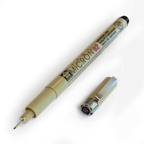 Sakura Pigma Micron - Fineliners الصباغ - 0.2 مم - أسود [حزمة 3]