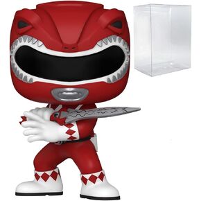 تلفزيون البوب: Moundy Morphin Power Rangers الذكرى الثلاثين - رقم Red Ranger Funko Vinyl (مجمعة مع حالة واقي المربع المتوافق) ، متعدد الألوان ، 3.75 بوصة