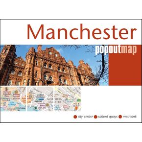 Manchester PopOut Map: Pocket size, pop-up map of Manchester city centre (PopOut Maps)