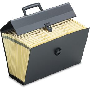 Pendaflex Portafile Expanding Organizer, 15 1/8"x 10 5/8", Black (01156)