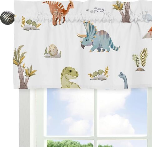 Sweet Jojo Designs Jungle Animals Window Treatment Valance Dark Hunter Green Yellow Grey Rust Orange Black and White Wildlife Safari Animal Gray Elephant Giraffe Lion Monkey Leopard Cheetah Zebra Bird in Kuwait