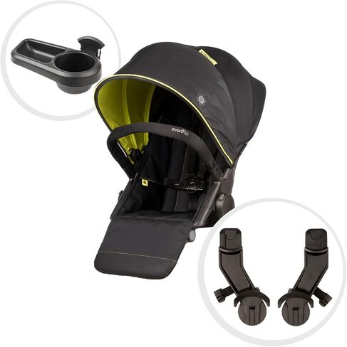 Evenflo Pivot Xplore Stroller Wagon Second Seat (Windsor Gray) in Saudi Arabia
