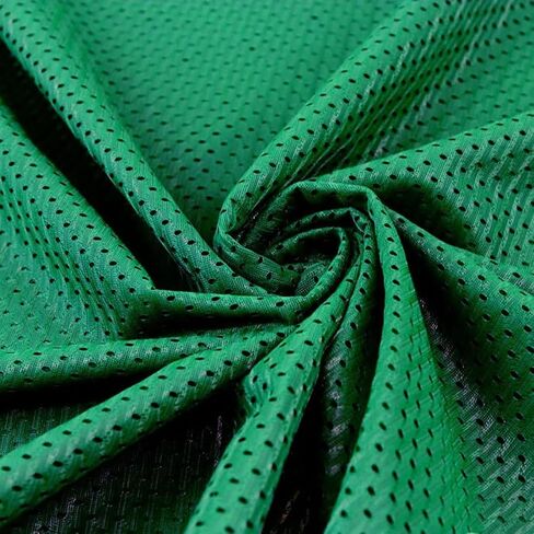 Stylish FABRIC 60" Wide Football Mesh Knit Fabric by The Yard-100% Polyester, 150 GSM, Breathable, Anti-Wrinkle, No Stretch – for Sportswear, Apparel & DIY Projects, Hot Pink 1 Yard in Kuwait