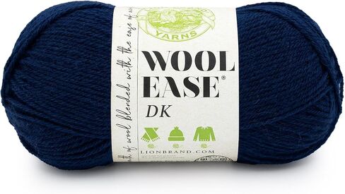 Lion Brand Wool-Ease DK Yarn, Yarn for Knitting, Crocheting, and Crafts, Forest Green, 1 Pack in Kuwait