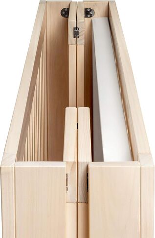 Babyletto Maki Full-Size 2-in-1 Portable Folding Crib with Toddler Bed Conversion Kit in Light Sage, Greenguard Gold Certified in Kuwait