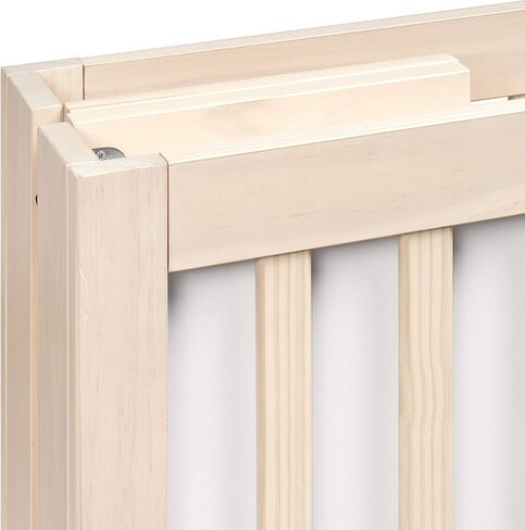 Babyletto Maki Full-Size 2-in-1 Portable Folding Crib with Toddler Bed Conversion Kit in Light Sage, Greenguard Gold Certified in Kuwait