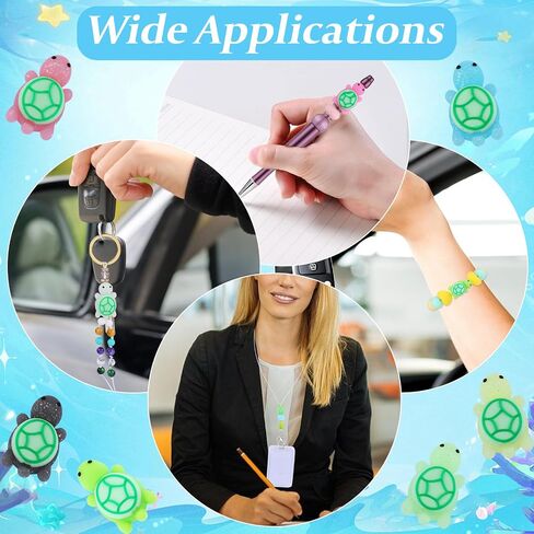 10 PCS 3D Silicone Bocal Beads for Ambens Cute Animal Silicone Bocal Beads for DIY Keychains Braclet Maint in Saudi Arabia