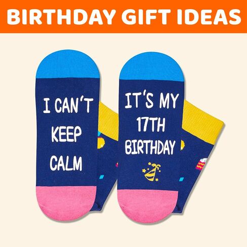 HAPPYPOP 14th Birthday Gifts Ideas - Socks for 14 Year Old Teenage Girls Boys, 14th Birthday Gifts Presents for Teens Age 14 in Saudi Arabia