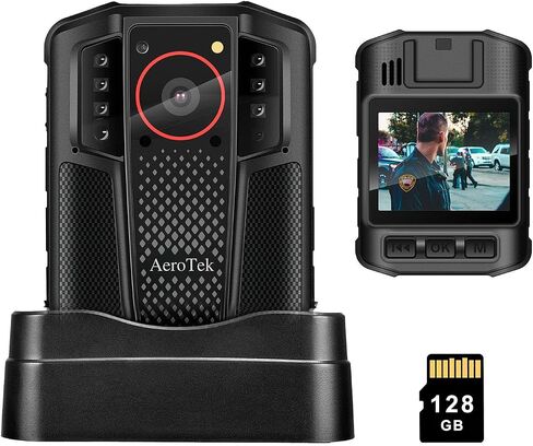 4K GPS Body Cam, Magnet Mount Mini Body Cameras with Audio and Video Recording, Ultra Infrared Night Vision and Fast Charging for Police/Law Enforcement/Delivery in Saudi Arabia