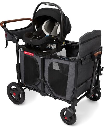 Radio Flyer Voya Stroller Wagon Accessory, Car Seat Adapter (Nuna, Cybex, Britax), Stroller Wagon Car Seat Adapter (Nuna, Cybex, Britax) for 2 Seater Low Sides Stroller Wagon in Kuwait