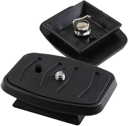 2 Pcs 42mm Tripod Quick Release Plate Camera Mounting Adapter Parts Replacement, QR Plate Replacement for Ambico V-0554 Promaster 6100 6160 Vivitar V3000 Hakuba S-4500 Velbon Sherpa Tripod Mount 1 5/8 in Saudi Arabia