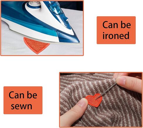 20 Pcs Heart Iron On Patches, Colorful Iron on Hearts Patches, Cute Embroidered Sew on Love Applique Patches，for Clothes Dress Jeans DIY Craft in Saudi Arabia