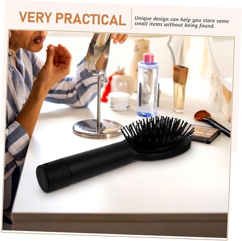CIIEEO COMB COMB BOX COMB HAIR HAIR DRIVILION STASH FLASK FARCK TRAVEL MEDIAN in Kuwait
