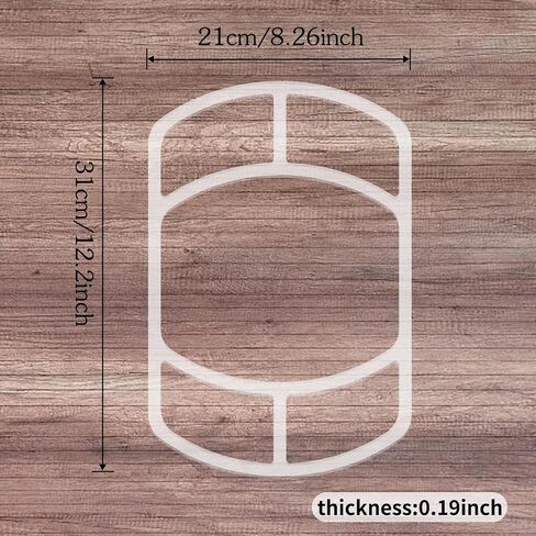 3 Pocket Tray Router Templates, Acrylic Router Tray Templates for Woodworking, DIY Router Inlay Template for Painting Supplies and Craft Projects Tracing Guide Tools in Kuwait