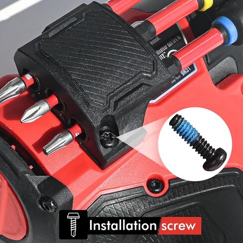 Bit Holder for Milwaukee M12 Impact Driver, Magnetic Tool Holder with Two Screws, Bits Holster ‎Only for M12 GEN3 in Saudi Arabia