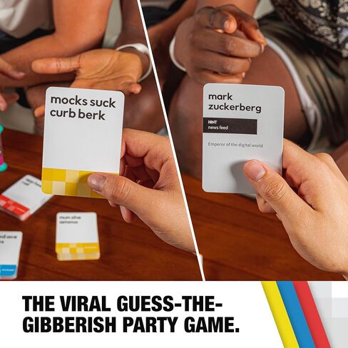 Incohearent Adult Party Game Edition 2 ، لعبة بطاقة الحفلات حيث تتنافس على تخمين The Gibberish ، منذ 17 عامًا in Kuwait