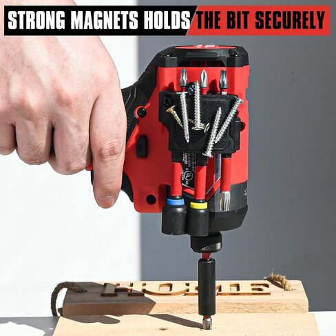 Bit Holder for Milwaukee M12 Impact Driver, Magnetic Tool Holder with Two Screws, Bits Holster ‎Only for M12 GEN3 in Saudi Arabia