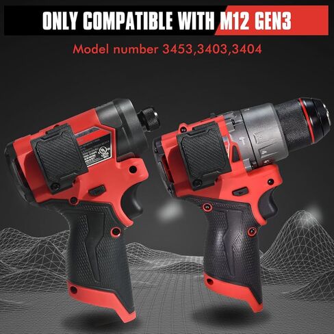 Bit Holder for Milwaukee M12 Impact Driver, Magnetic Tool Holder with Two Screws, Bits Holster ‎Only for M12 GEN3 in Saudi Arabia