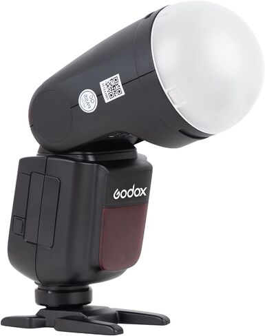 Godox S-R1 Flash Head Adapter with AK-R11 Dome Diffuser for Godox V860/V860II/V860III/V850/V850II/TT685 and TT600 Series Square Flashes in Saudi Arabia