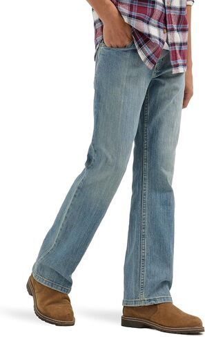 Wrangler Authentics Boys' Boot Cut Jean (Waldon), Fresh Indigo in Saudi Arabia
