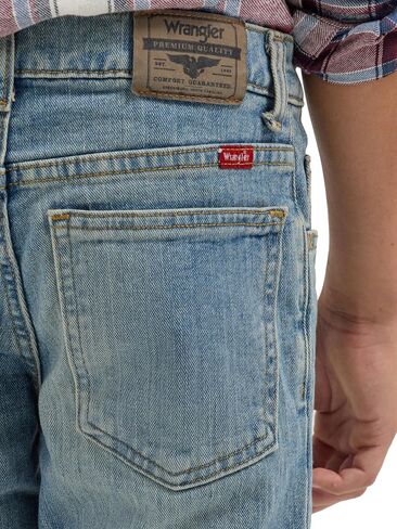 Wrangler Authentics Boys' Boot Cut Jean (Waldon), Fresh Indigo in Saudi Arabia