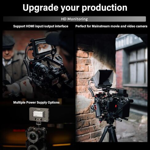 Viltrox DC-X3 6 Inch HDMI & SDI FHD Camera Field Monitor, 2000nit Touch Screen, Sunshade Hood, 3D LUT, Waveform, Vector Scope, 4K30 Video in/Output External Monitor, DC/USB-C/NP-F Battery Power Suppl in Saudi Arabia