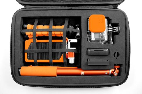 Large Capxule, GoPro Case with Pre-Cut Foam Inlays, Fits All GoPro Housings, GoPro Accessories, GoPro 3, GoPro 3+, GoPro Case 4 (Blue) in Saudi Arabia