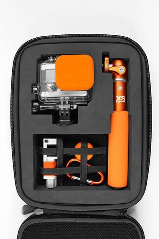 Large Capxule, GoPro Case with Pre-Cut Foam Inlays, Fits All GoPro Housings, GoPro Accessories, GoPro 3, GoPro 3+, GoPro Case 4 (Blue) in Saudi Arabia
