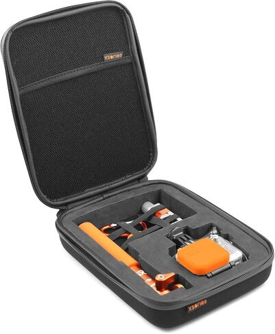 Large Capxule, GoPro Case with Pre-Cut Foam Inlays, Fits All GoPro Housings, GoPro Accessories, GoPro 3, GoPro 3+, GoPro Case 4 (Blue) in Saudi Arabia