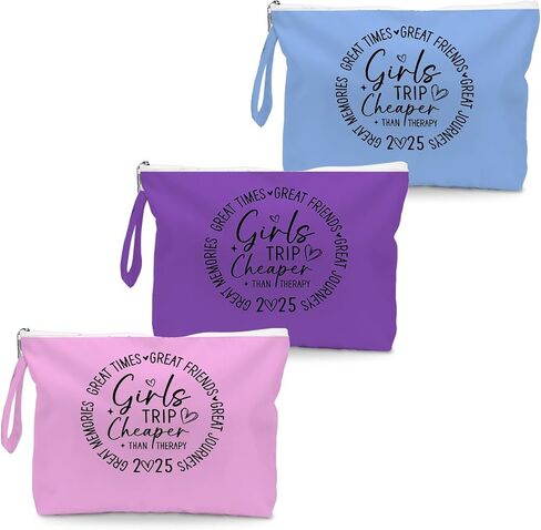 Fokongna 3pcs Girls Trip Gifts Bag Bag Wet Dry Bag Bag Bag Bag Favors for Swimsuit Bag Bag Bag Bag Bag Essentials للنساء ، و Gy Gym Gym Bag Bet Dry For Swimsuit Dirty Diaper Gipts in Kuwait