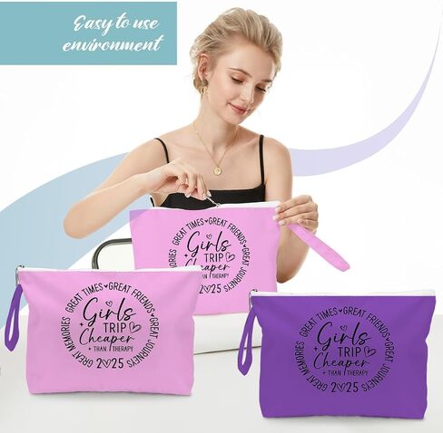 Fokongna 3pcs Girls Trip Gifts Bag Bag Wet Dry Bag Bag Bag Bag Favors for Swimsuit Bag Bag Bag Bag Bag Essentials للنساء ، و Gy Gym Gym Bag Bet Dry For Swimsuit Dirty Diaper Gipts in Kuwait