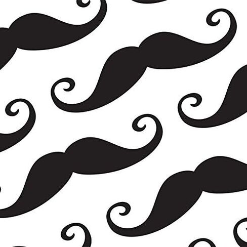 Duck Brand 281026 Printed Duct Tape, Mustaches, 1.88 Inches x 10 Yards, Single Roll in Saudi Arabia