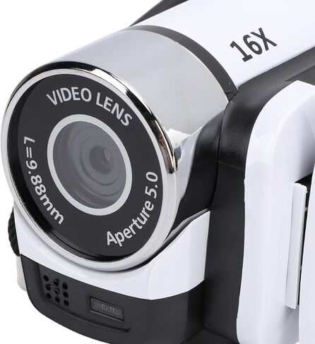 yunir video camera camera camera digital recorder 1080 p مع شاشة ملونة 2.4 بوصة ، 16 ميجابكسل 16x Zoom Anti Camcorder مدمجة في البطارية (أحمر) in Kuwait