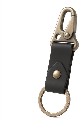 سلسلة مفاتيح جلدية Valet Keychain سلسلة مفاتيح جلدية مع حلقة حزام، سلسلة مفاتيح جلدية تكتيكية HK EDC بمشبك Fob، سلسلة مفاتيح جلدية، حامل مفاتيح جلدي، حافظة مفاتيح للرجال والنساء in Saudi Arabia
