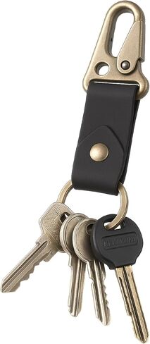 سلسلة مفاتيح جلدية Valet Keychain سلسلة مفاتيح جلدية مع حلقة حزام، سلسلة مفاتيح جلدية تكتيكية HK EDC بمشبك Fob، سلسلة مفاتيح جلدية، حامل مفاتيح جلدي، حافظة مفاتيح للرجال والنساء in Saudi Arabia