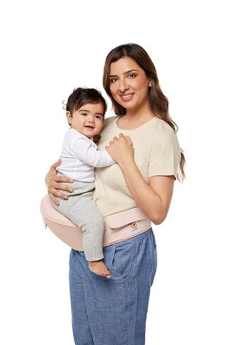 Ergobaby Alta Hip Seat All-Position Breathable Mesh Hip Seat & Carrier, Onyx Black in Saudi Arabia